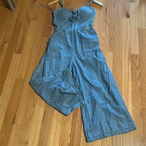 Denim romper